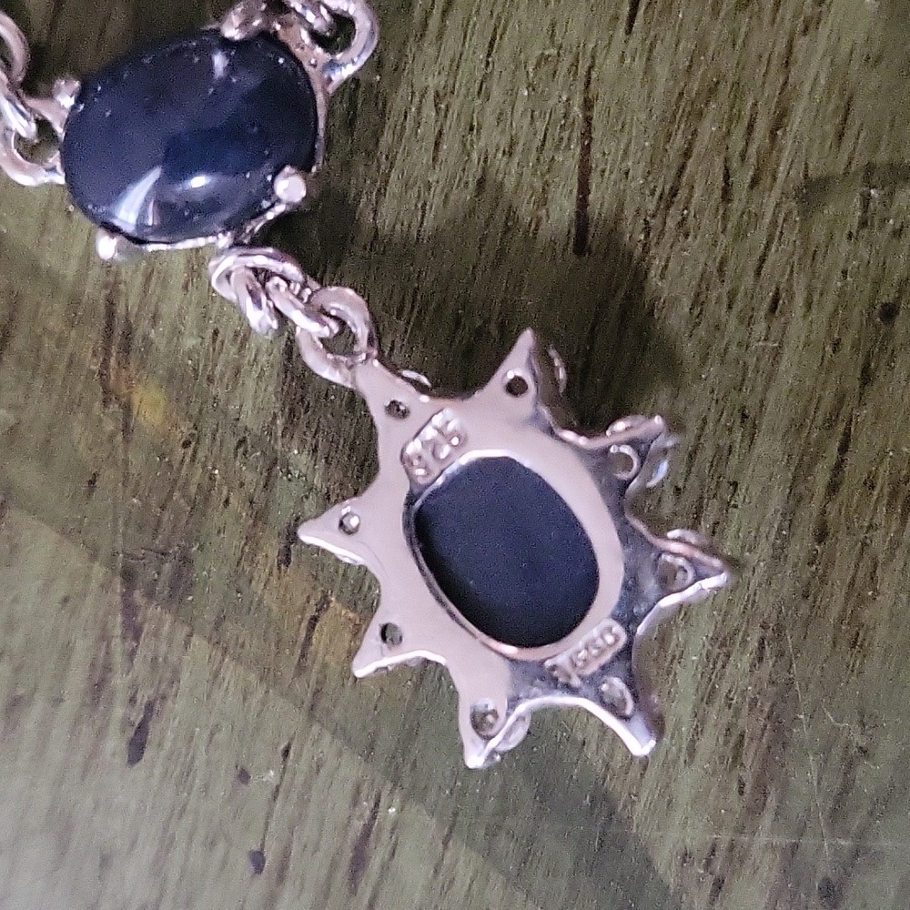 Blue Star Sapphire Set - Picture 3 of 7